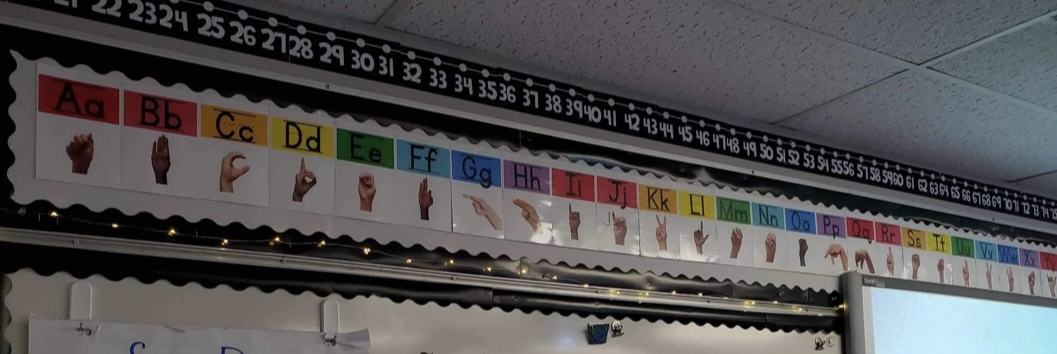 Classroom alphabet